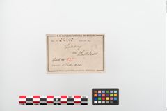 Etiketten zu Eisenschaftlappenbeil (NHMW-PRAE-024142)